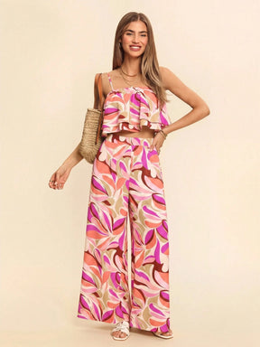 Conjunto 2 Peças Cropped Regata Diana