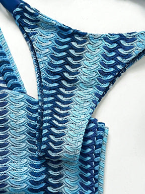 Conjunto Biquíni 3 Peças Tricô Elegante Ariela