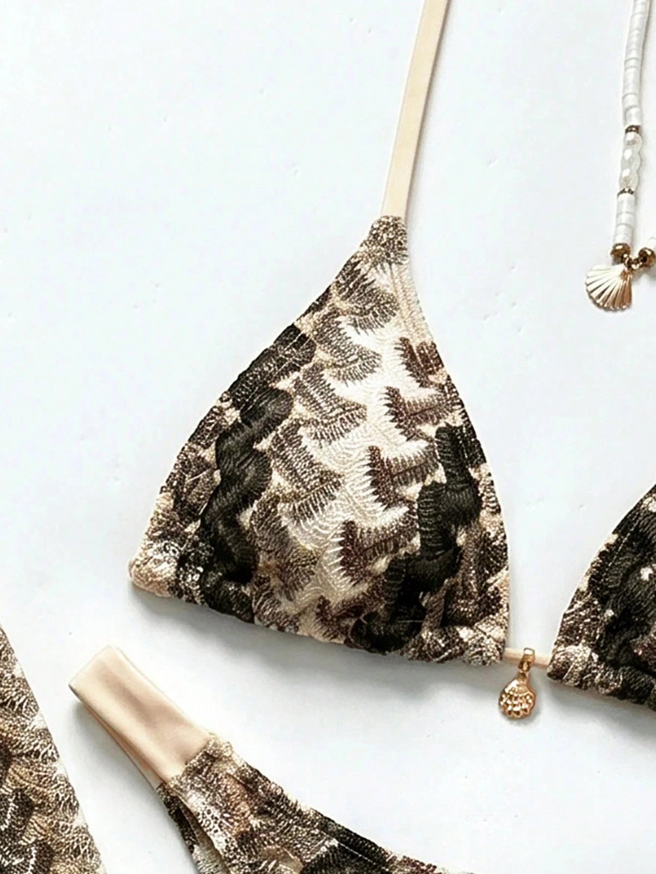 Conjunto Biquíni 3 Peças Tricô Elegante Ariela