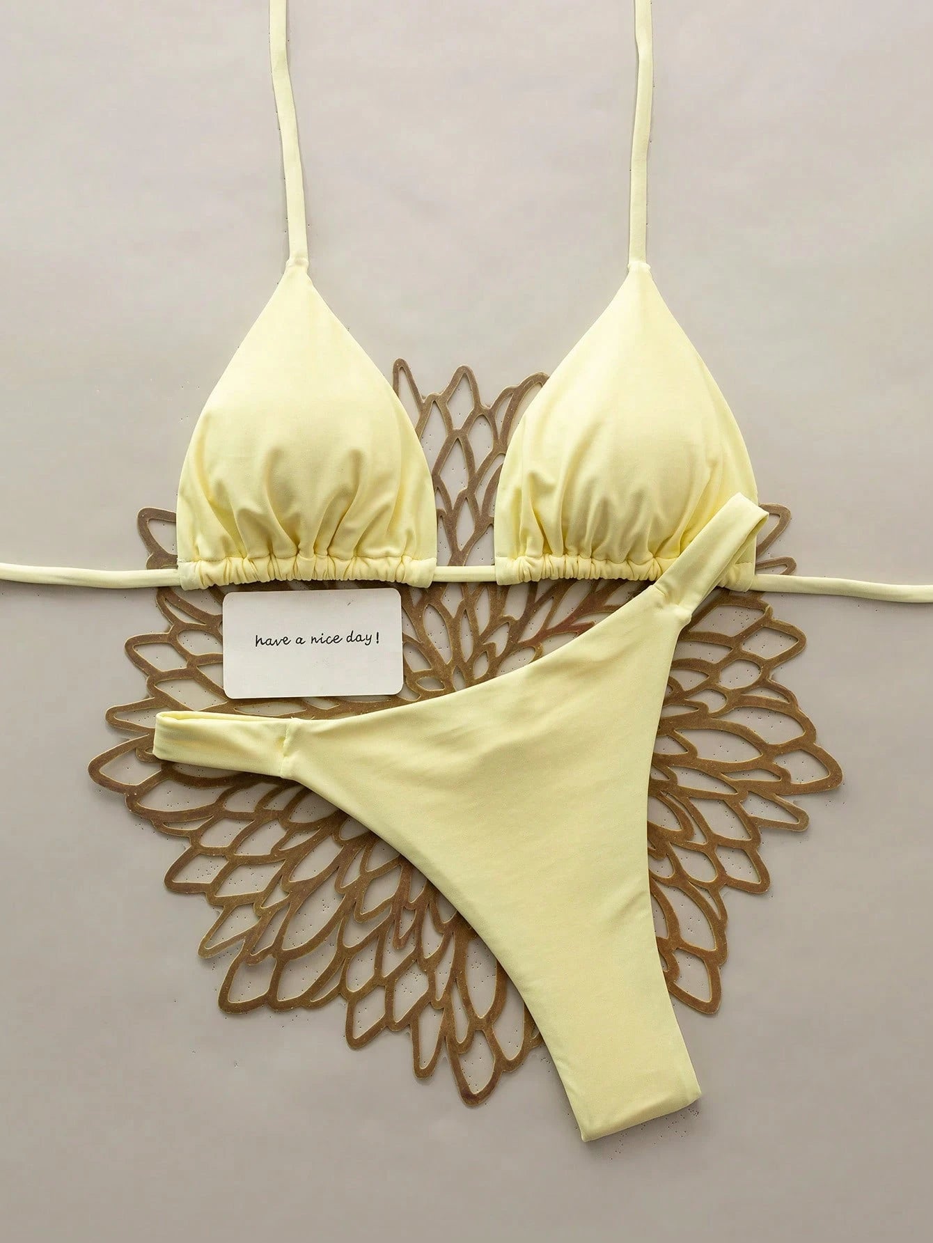 Biquíni Triangular Halter Isabella