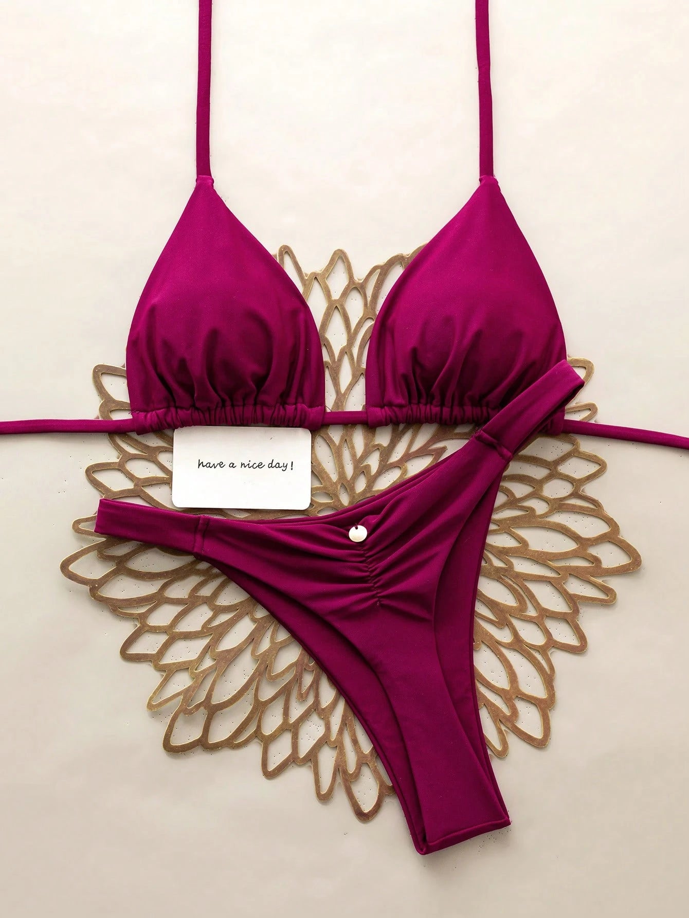Biquíni Triangular Halter Isabella