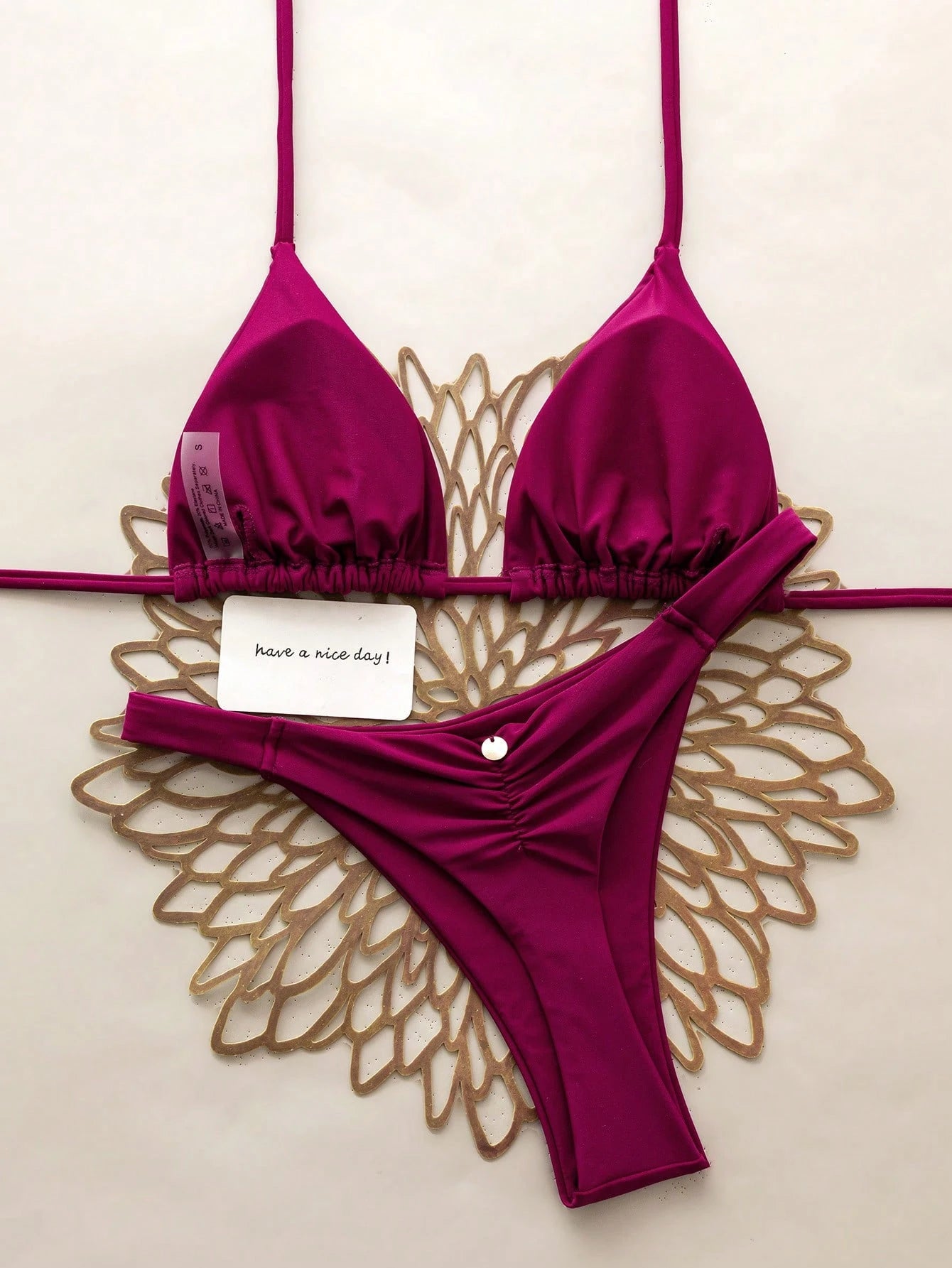 Biquíni Triangular Halter Isabella