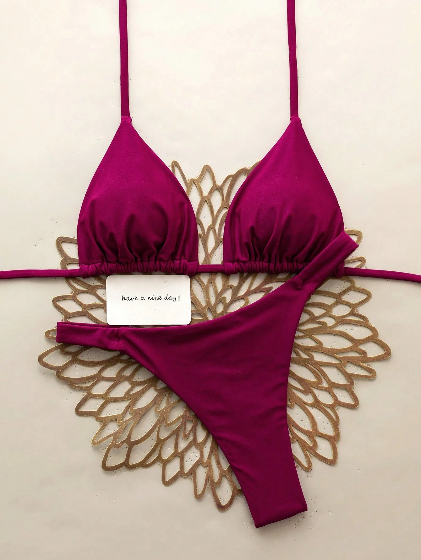 Biquíni Triangular Halter Isabella