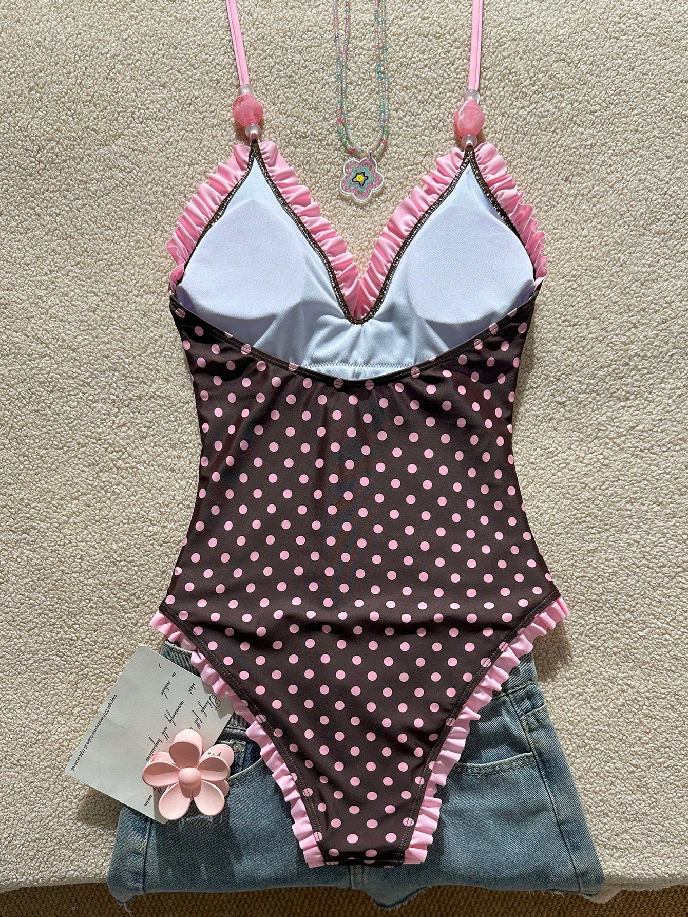 Maiô Rendado Halter Isabella