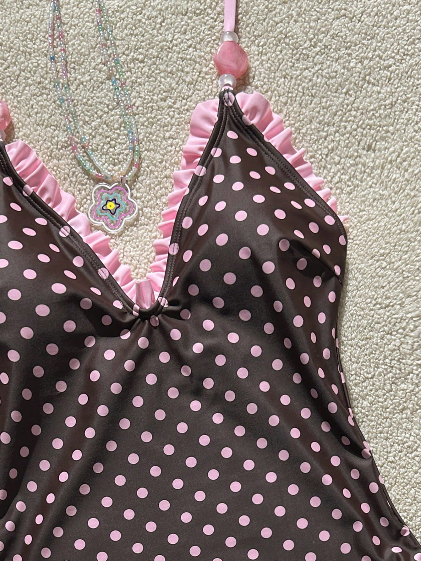 Maiô Rendado Halter Isabella