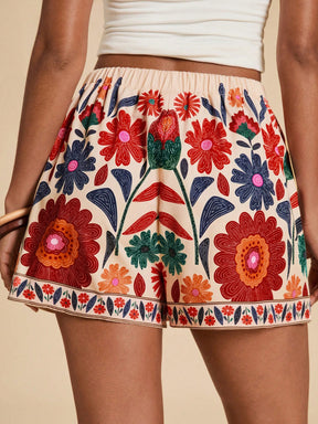 Skort Tropical Elegante Camille