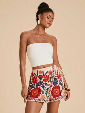 Skort Tropical Elegante Camille