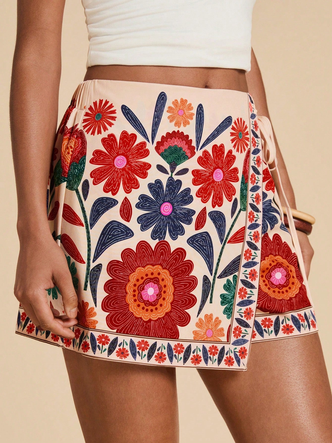 Skort Tropical Elegante Camille