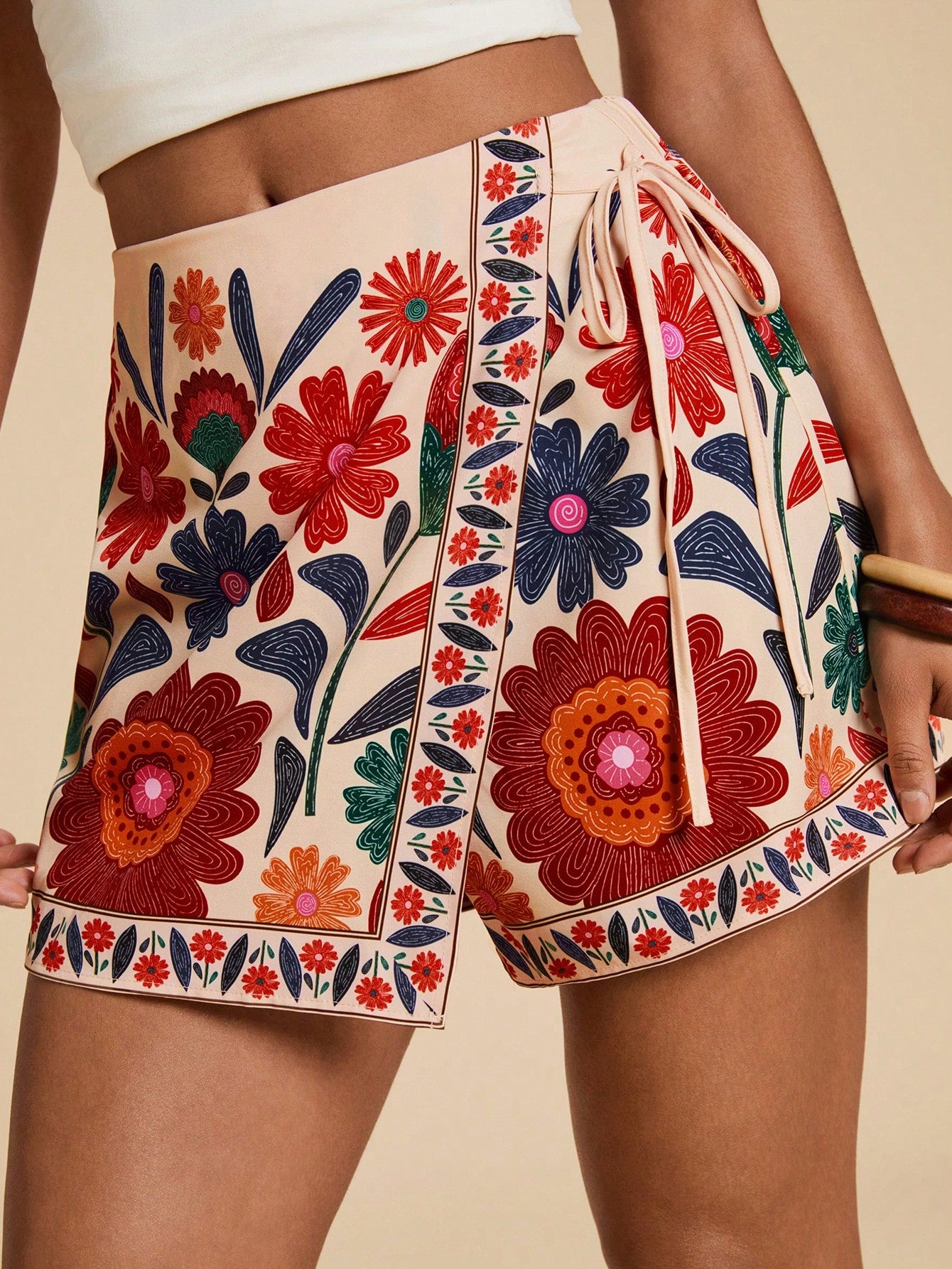 Skort Tropical Elegante Camille