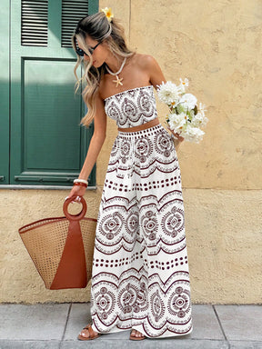 Conjunto de 2 peças Cropped Pérola