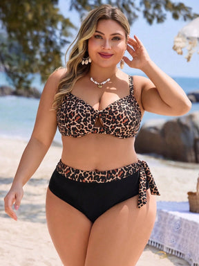 Biquíni Leopardo Plus Size Lia