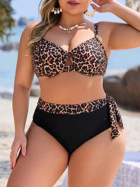 Biquíni Leopardo Plus Size Lia