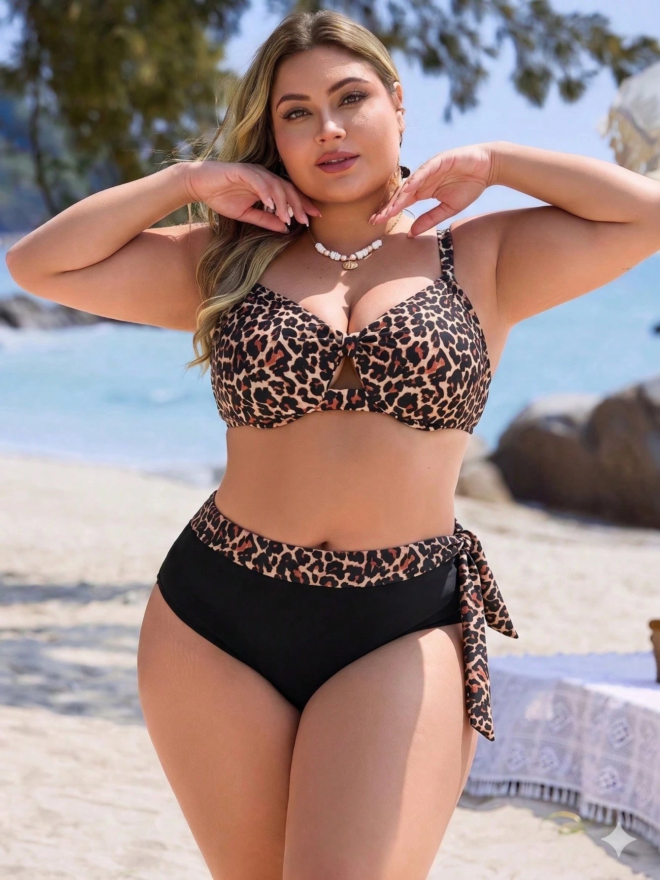 Biquíni Leopardo Plus Size Lia