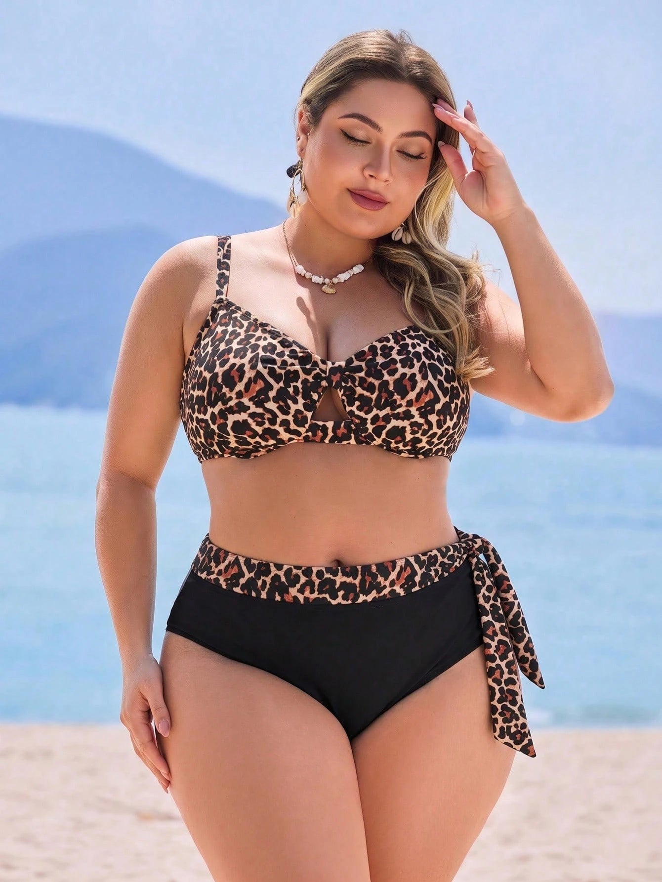 Biquíni Leopardo Plus Size Lia