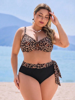 Biquíni Leopardo Plus Size Lia