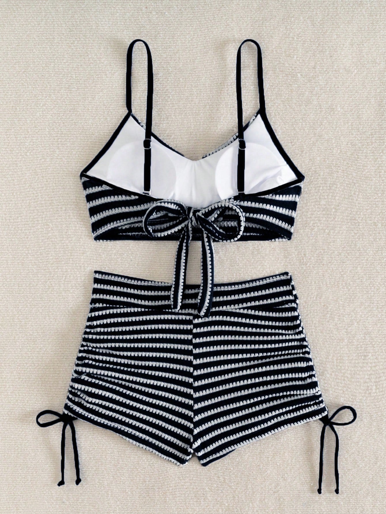 Conjunto Biquíni Shorts 2 Peças Texturizado Alice