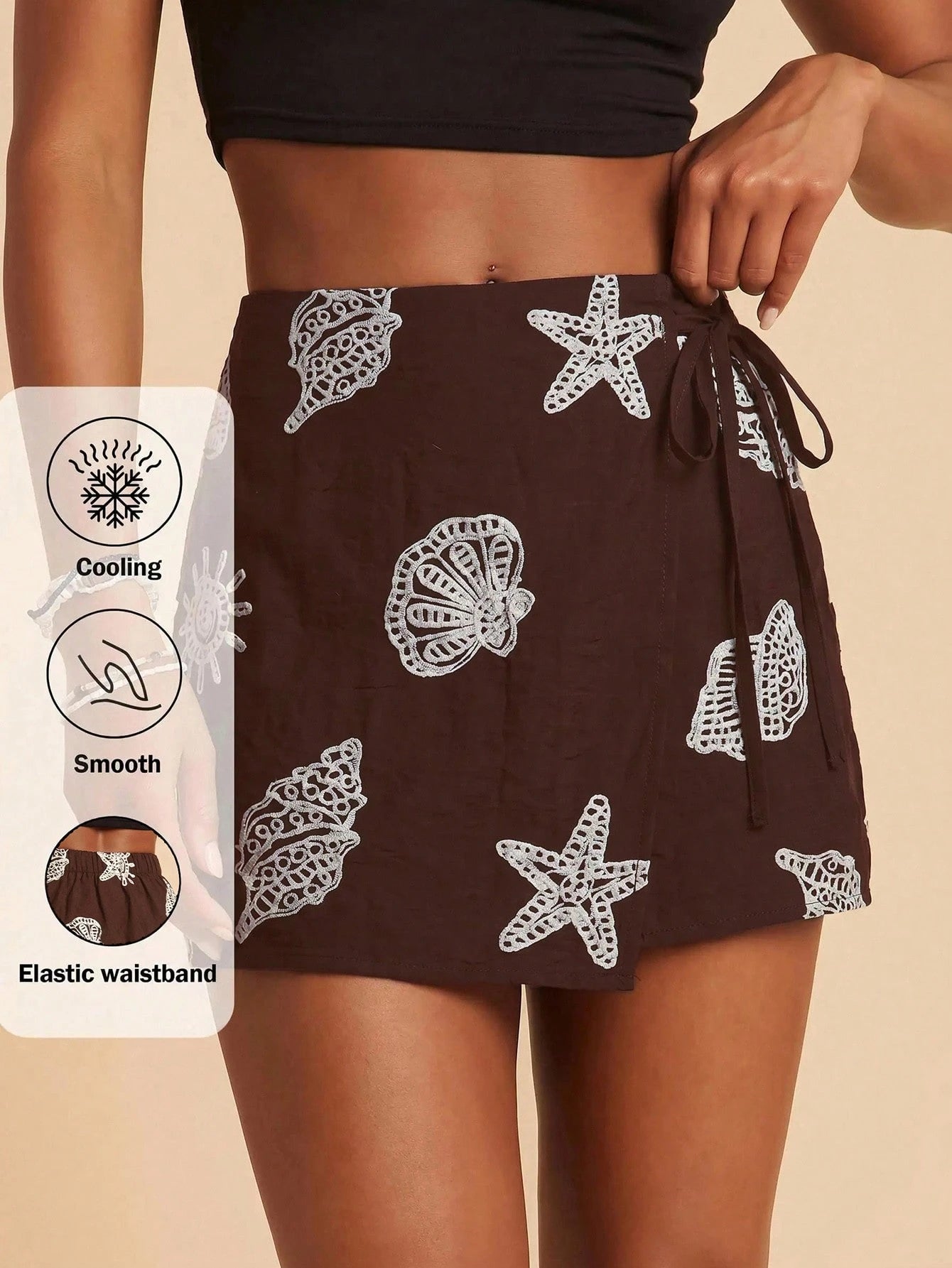 Skort Tropical Elegante Camille