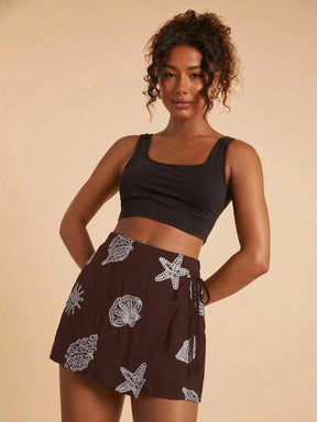 Skort Tropical Elegante Camille