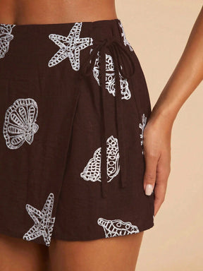 Skort Tropical Elegante Camille