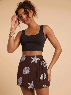 Skort Tropical Elegante Camille