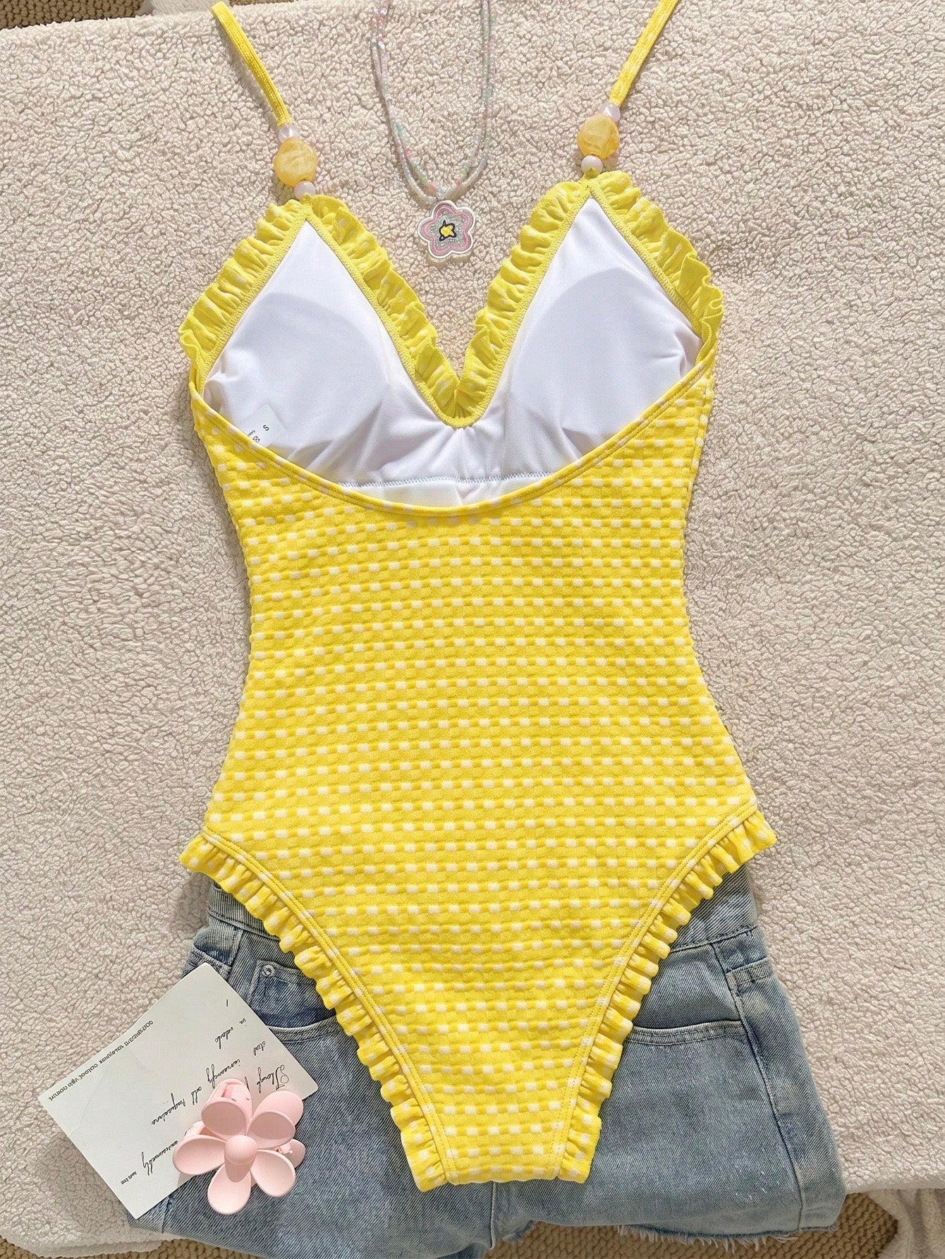 Maiô Rendado Halter Isabella