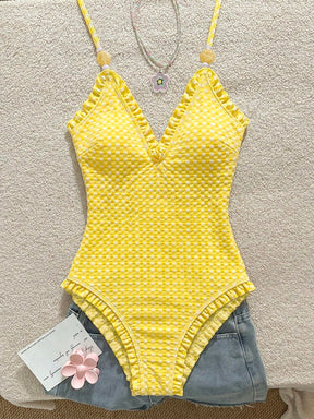 Maiô Rendado Halter Isabella