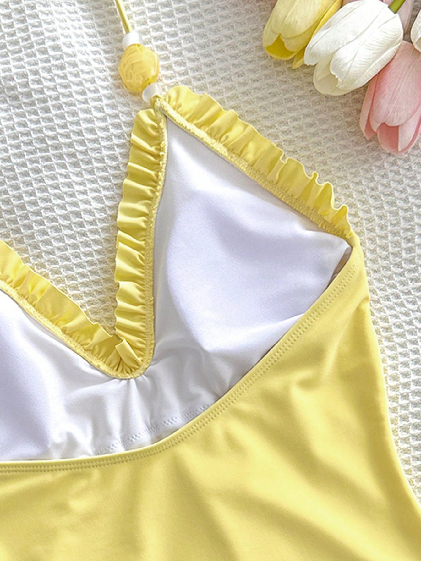 Maiô Rendado Halter Isabella
