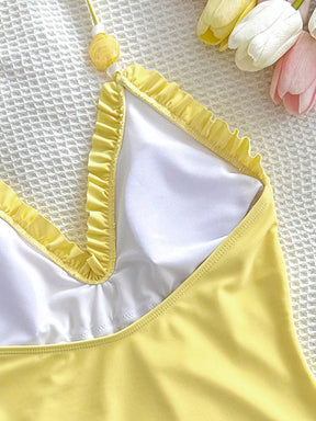 Maiô Rendado Halter Isabella