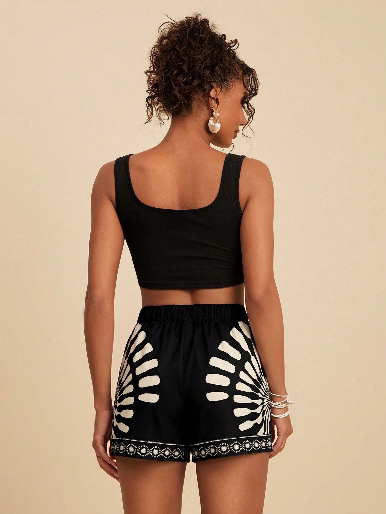 Skort Tropical Elegante Camille