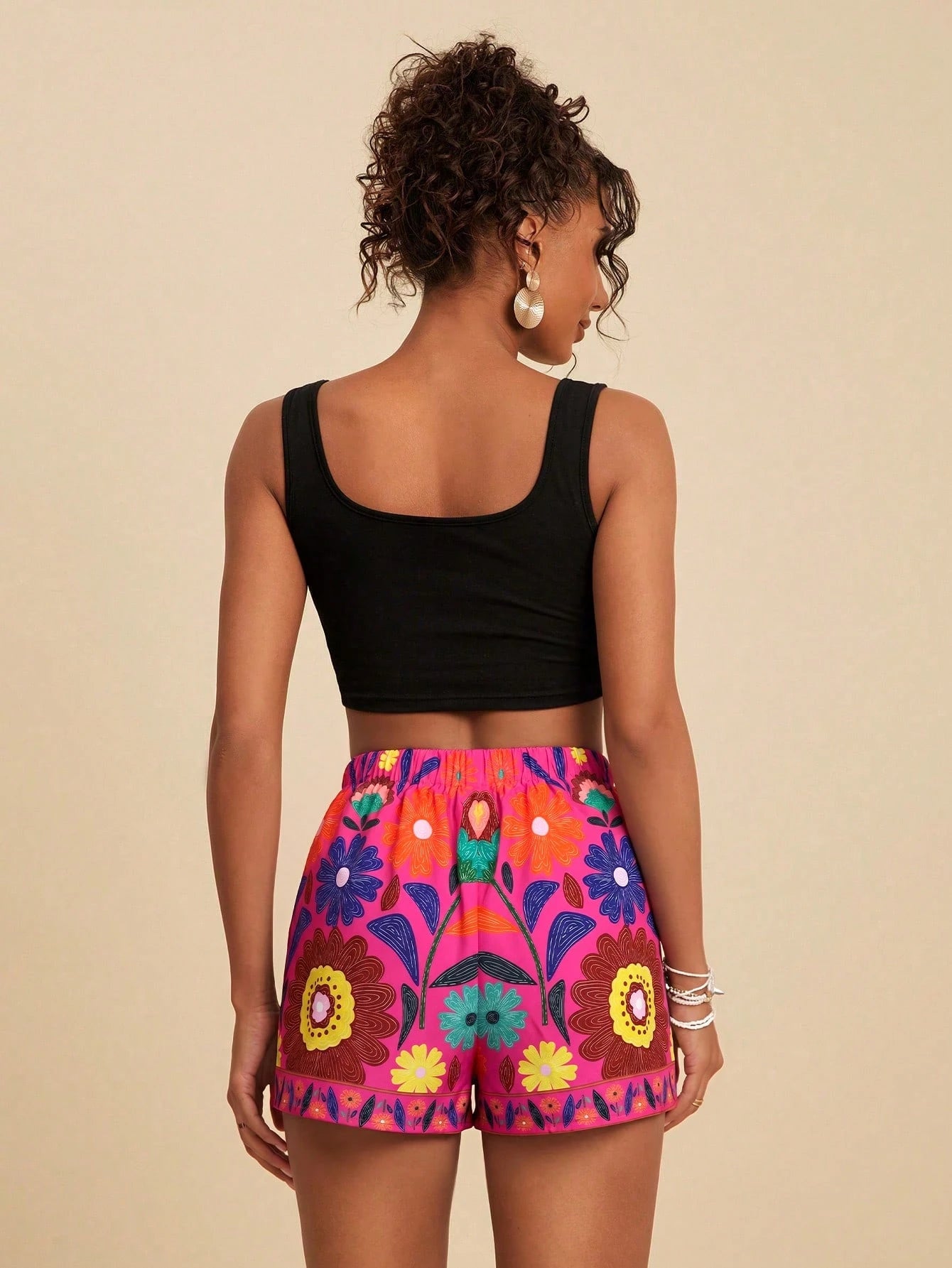 Skort Tropical Elegante Camille