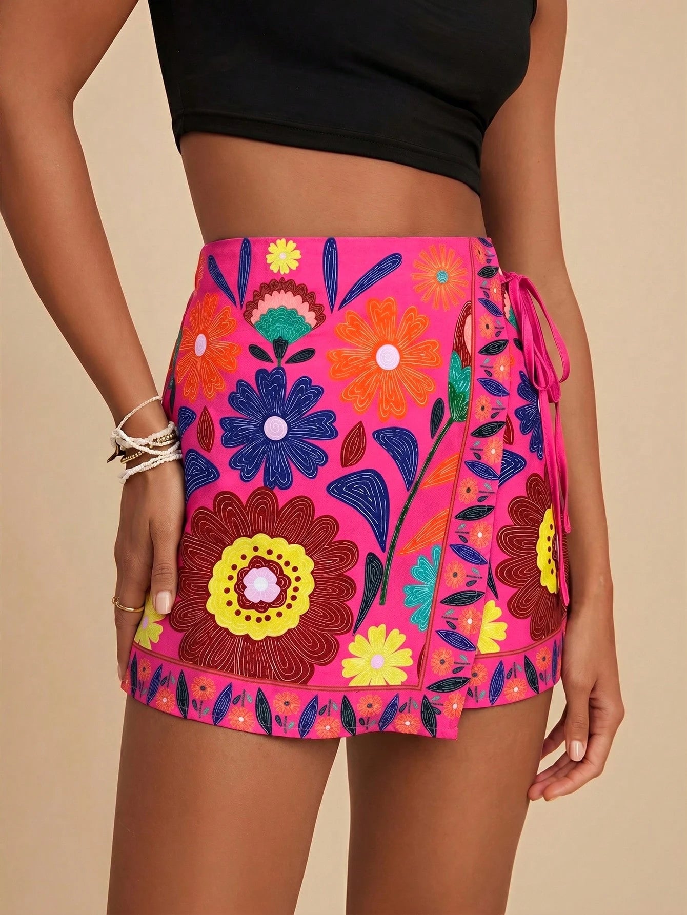 Skort Tropical Elegante Camille