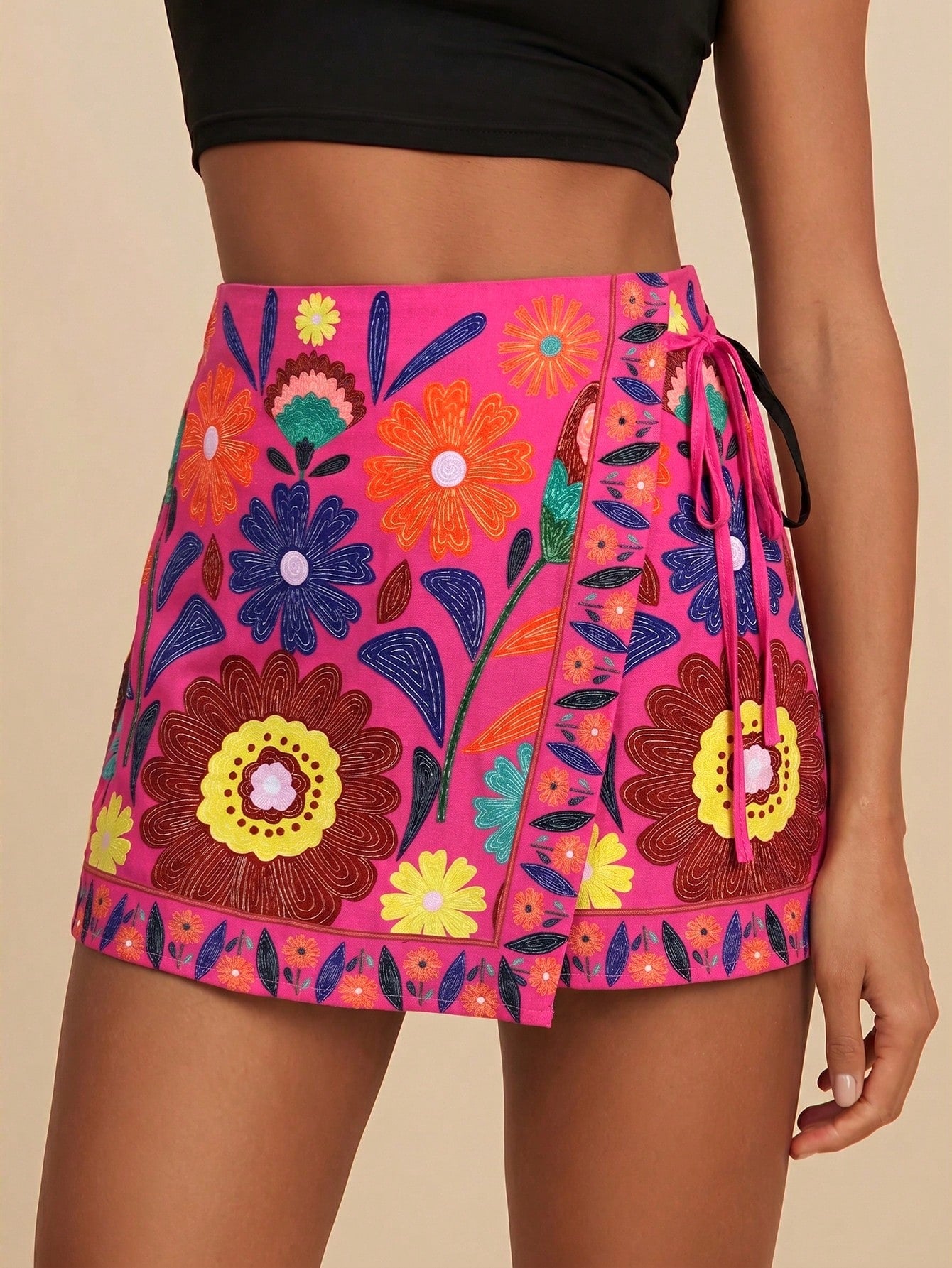 Skort Tropical Elegante Camille