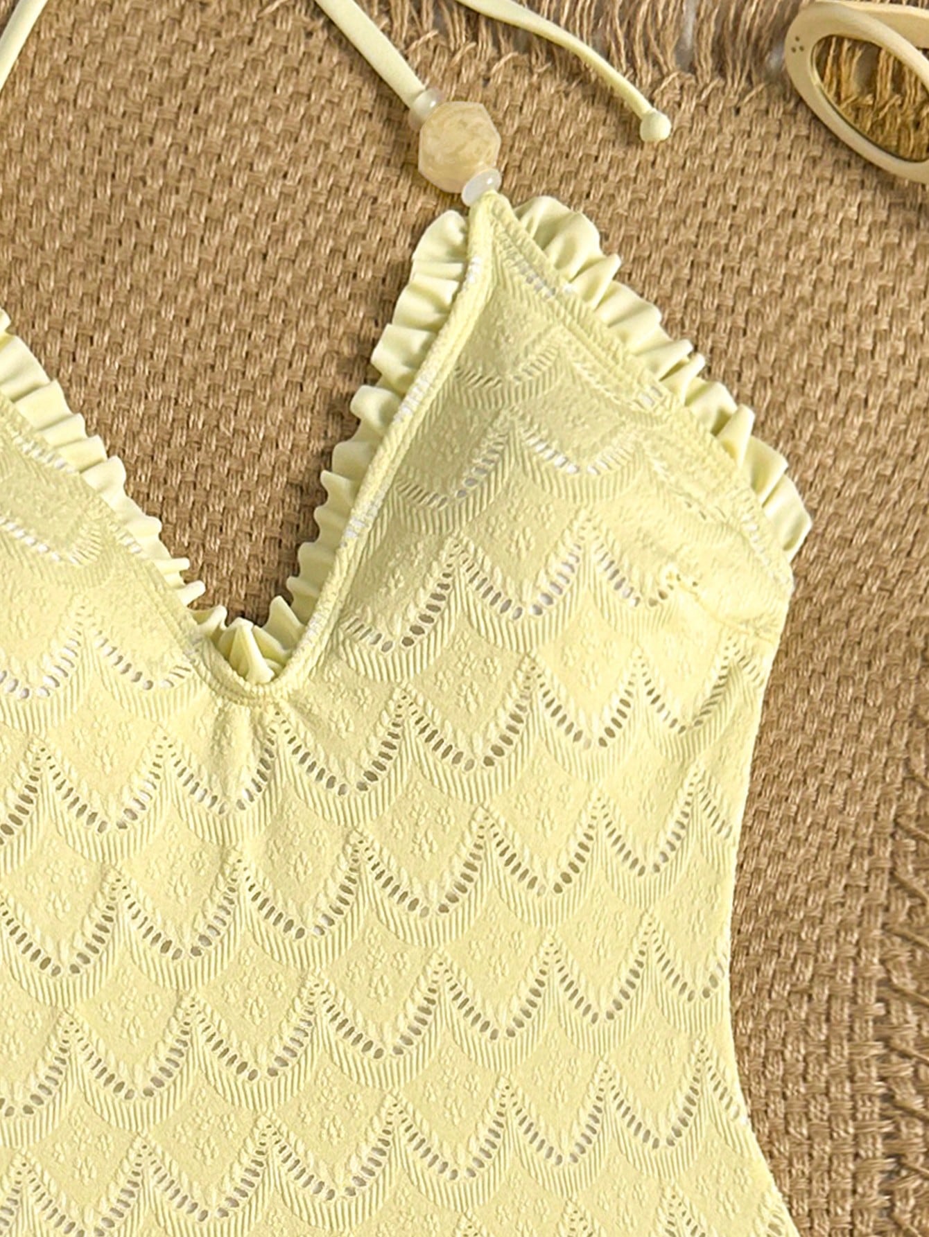 Maiô Rendado Halter Isabella