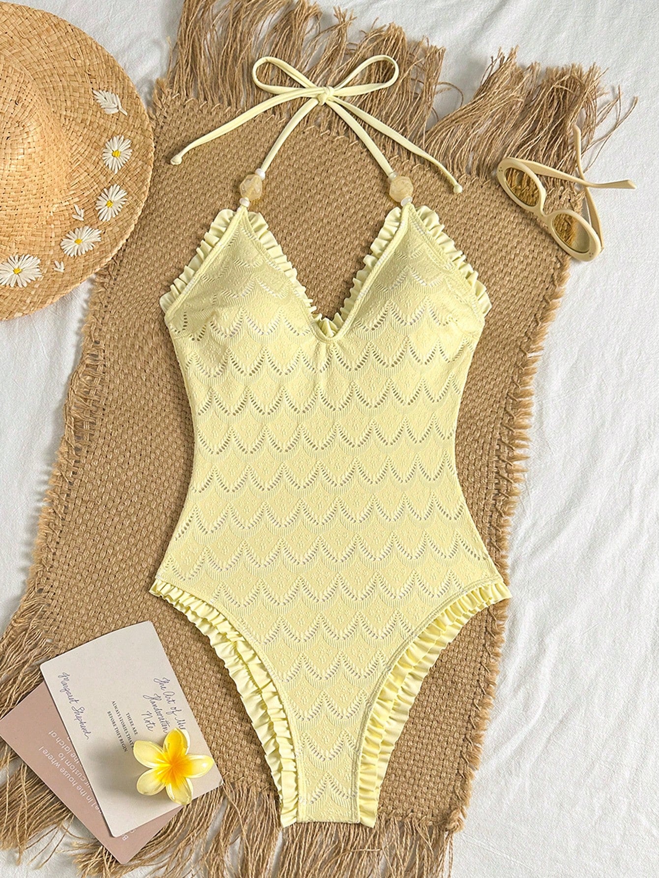 Maiô Rendado Halter Isabella