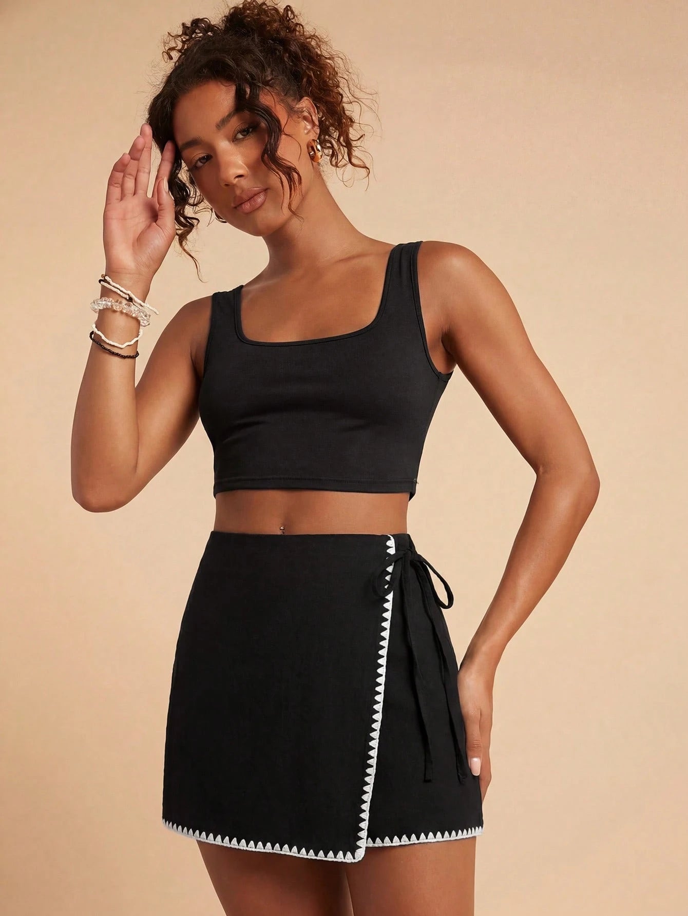 Skort Tropical Elegante Camille