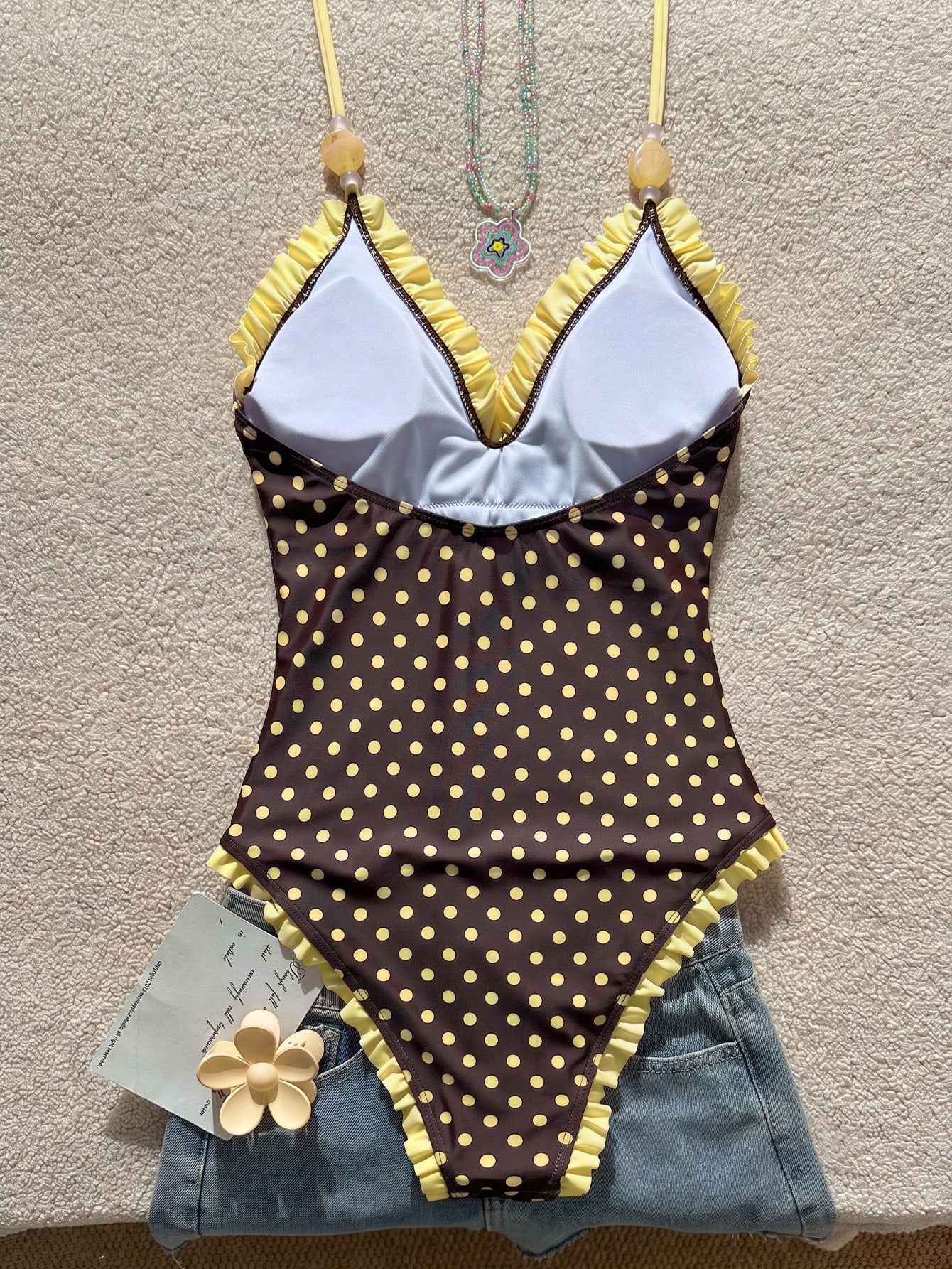 Maiô Rendado Halter Isabella