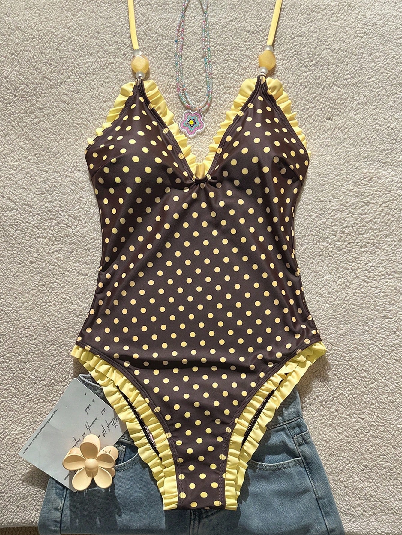 Maiô Rendado Halter Isabella
