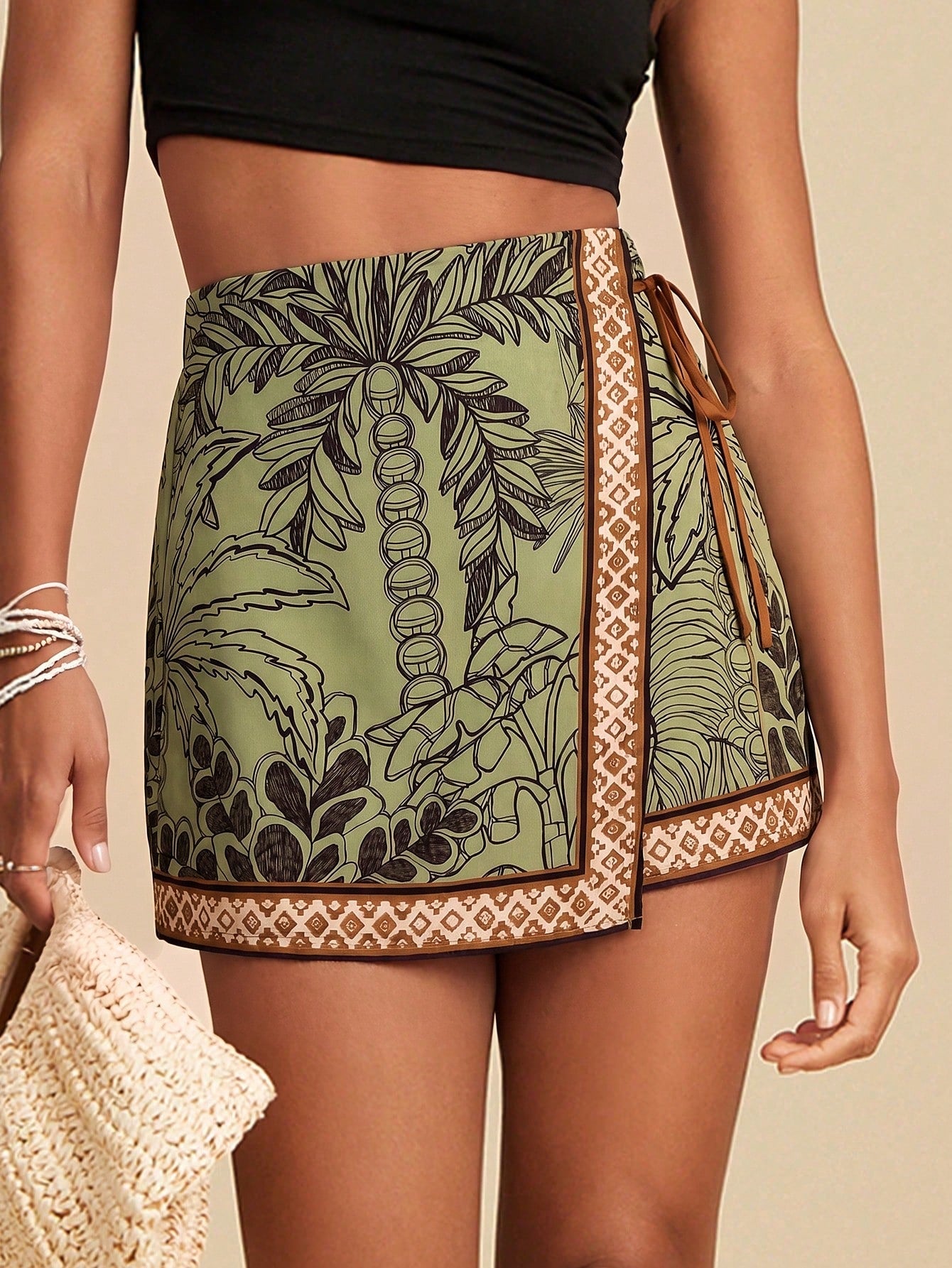 Skort Tropical Elegante Camille