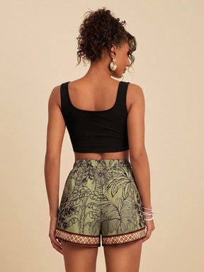 Skort Tropical Elegante Camille