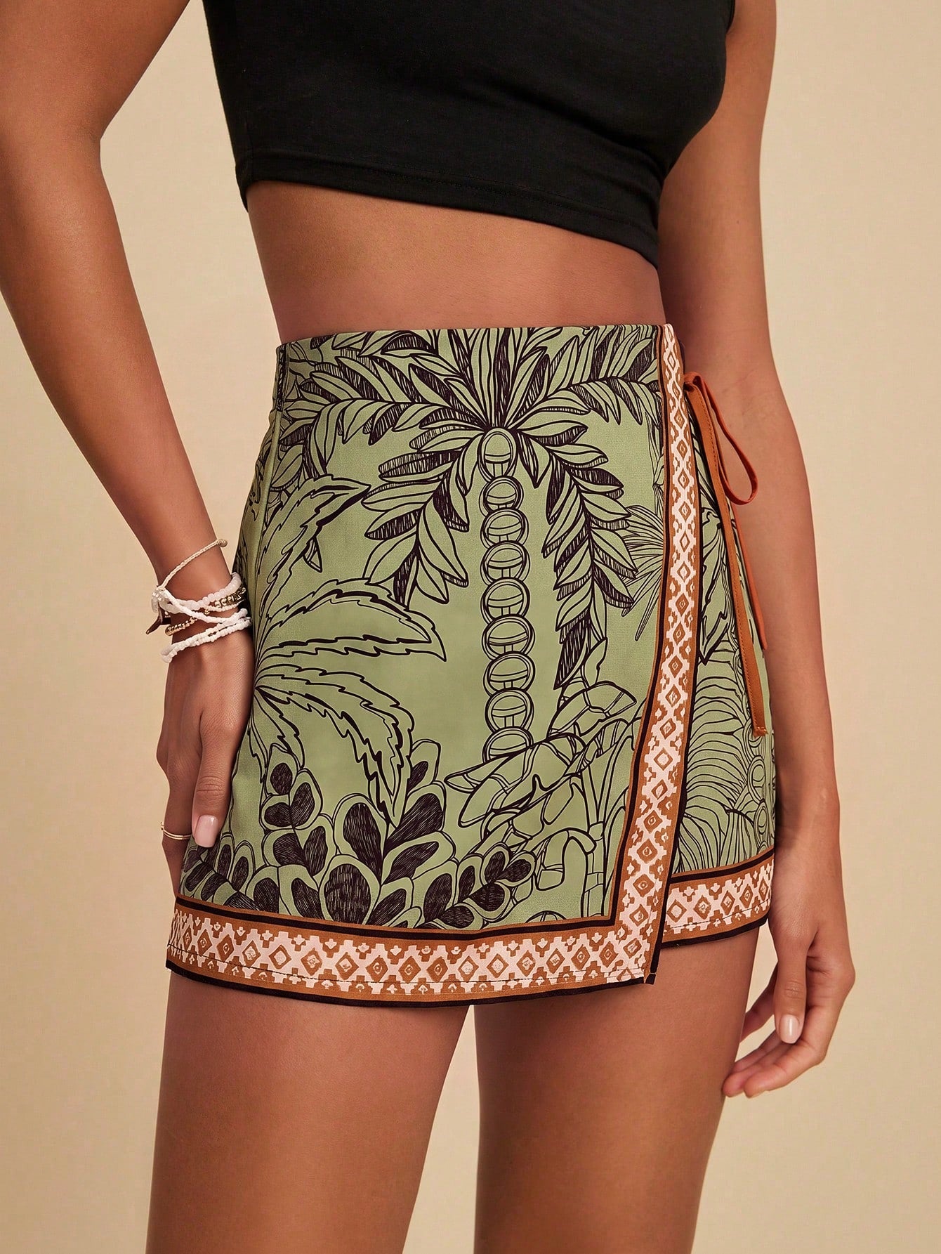 Skort Tropical Elegante Camille