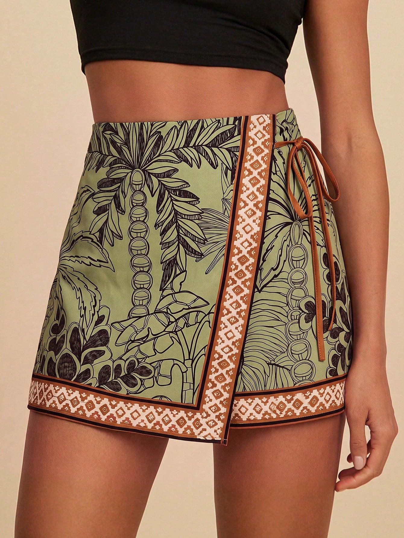 Skort Tropical Elegante Camille
