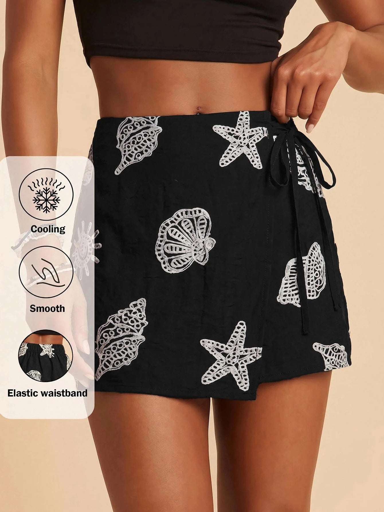 Skort Tropical Elegante Camille
