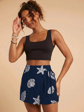 Skort Tropical Elegante Camille