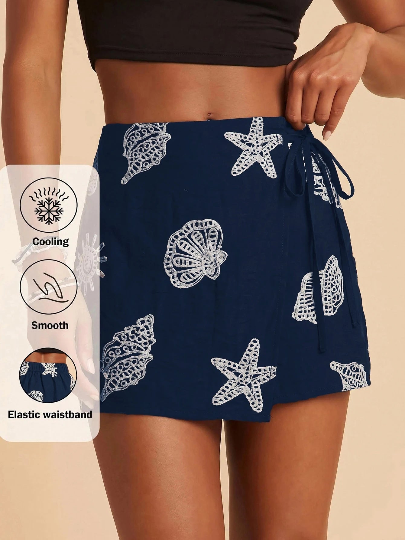 Skort Tropical Elegante Camille