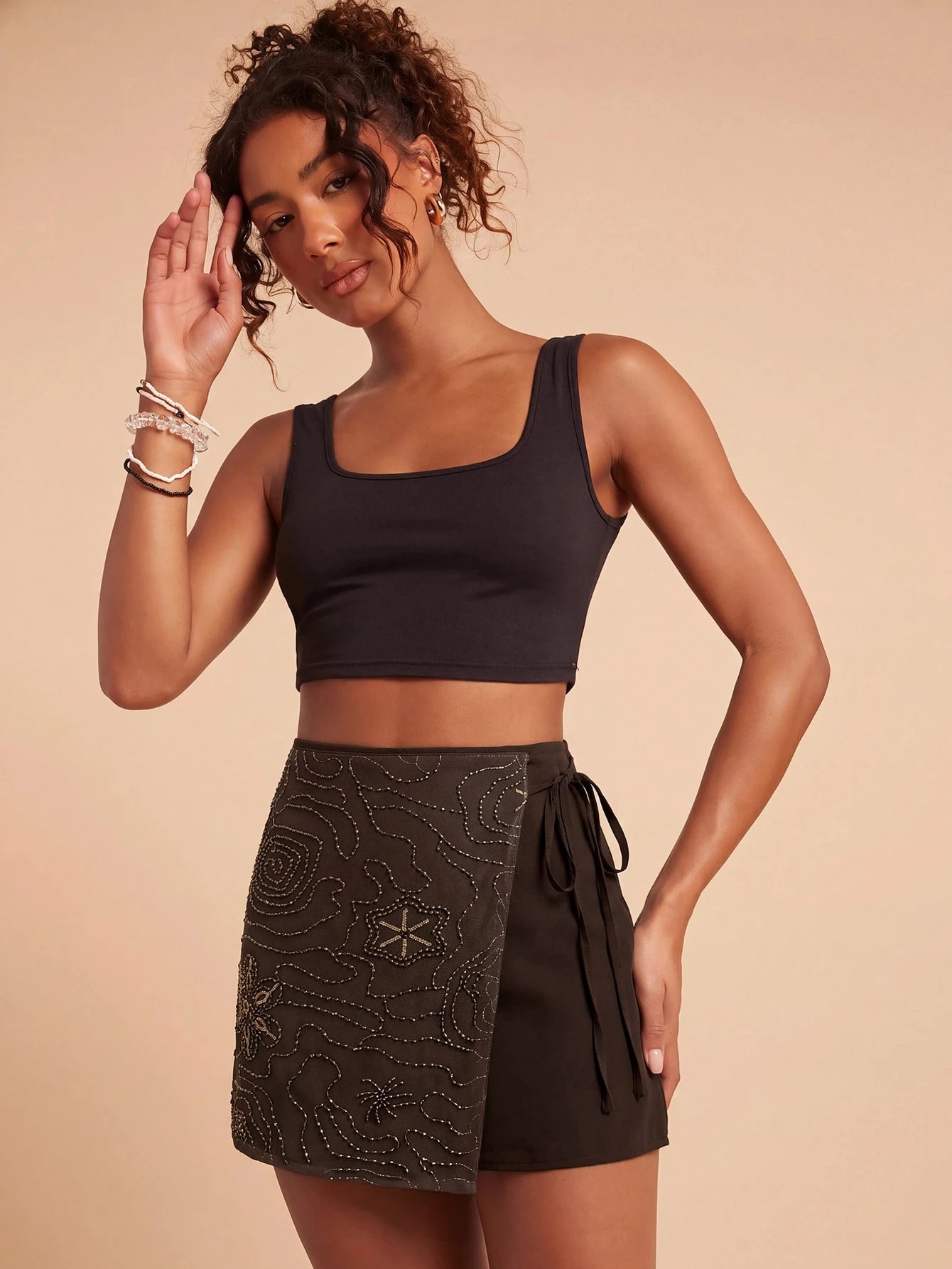 Skort Tropical Elegante Camille
