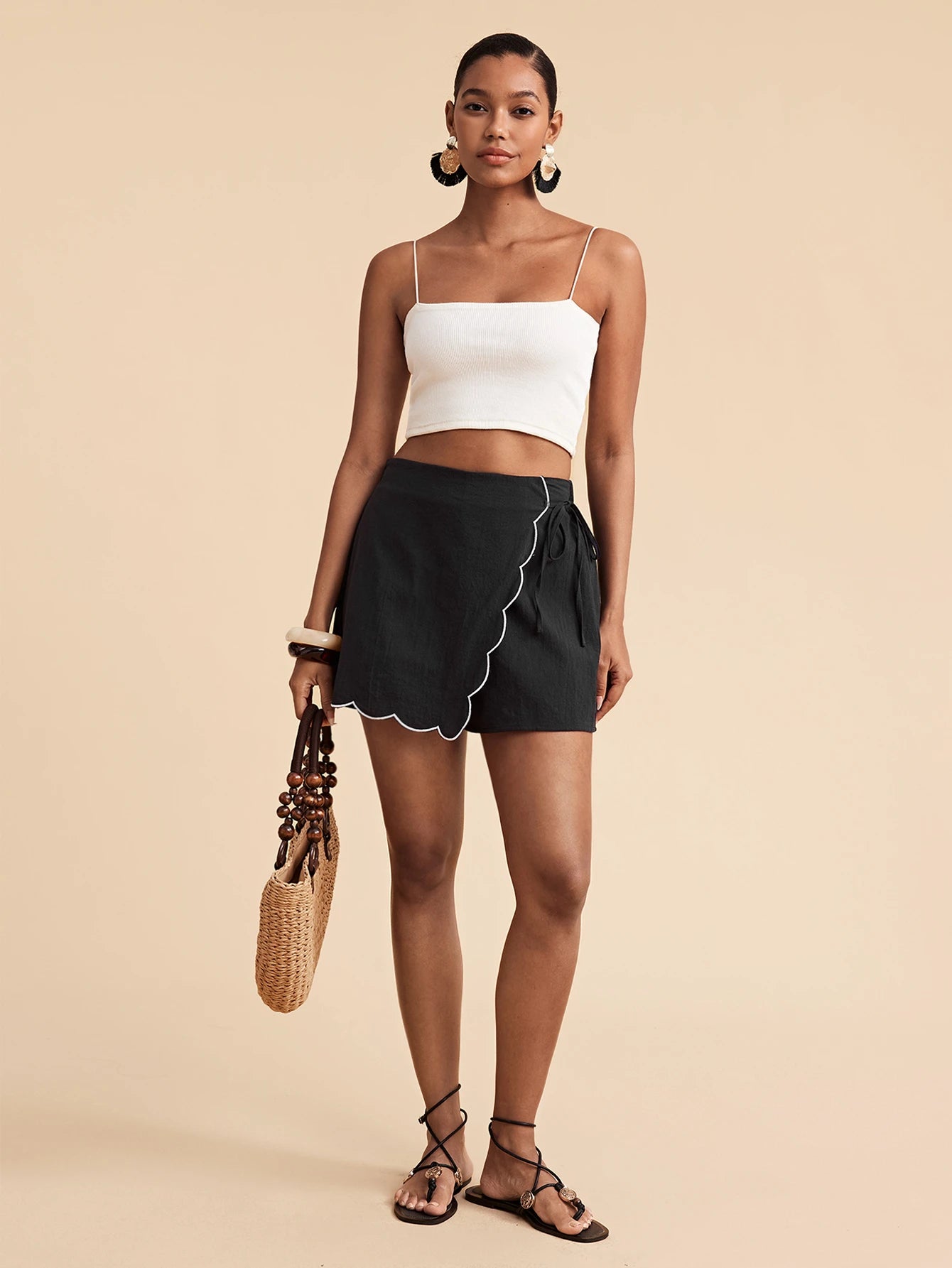 Skort Tropical Elegante Camille
