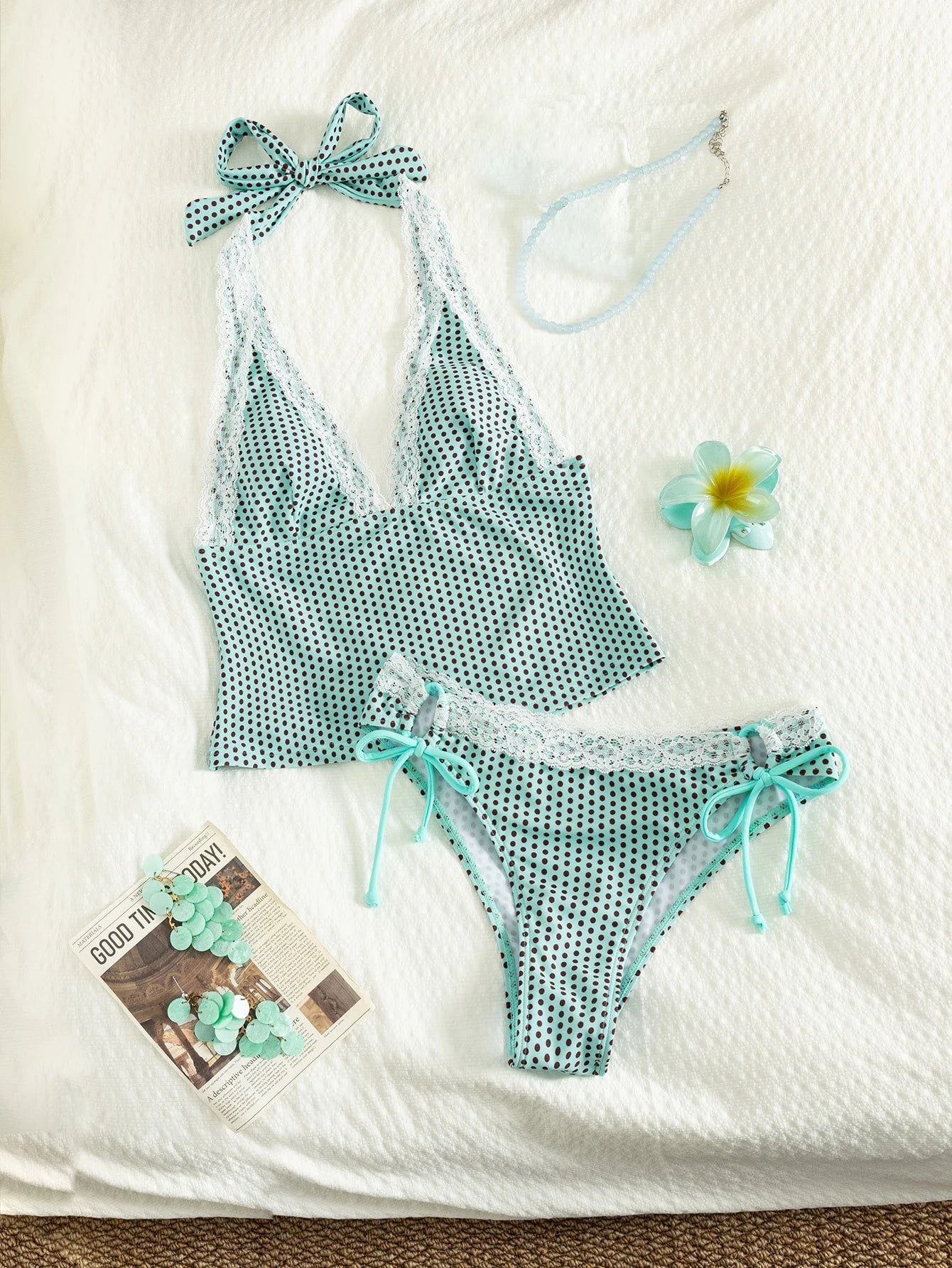 Tankini Minimalista com Renda Leticia