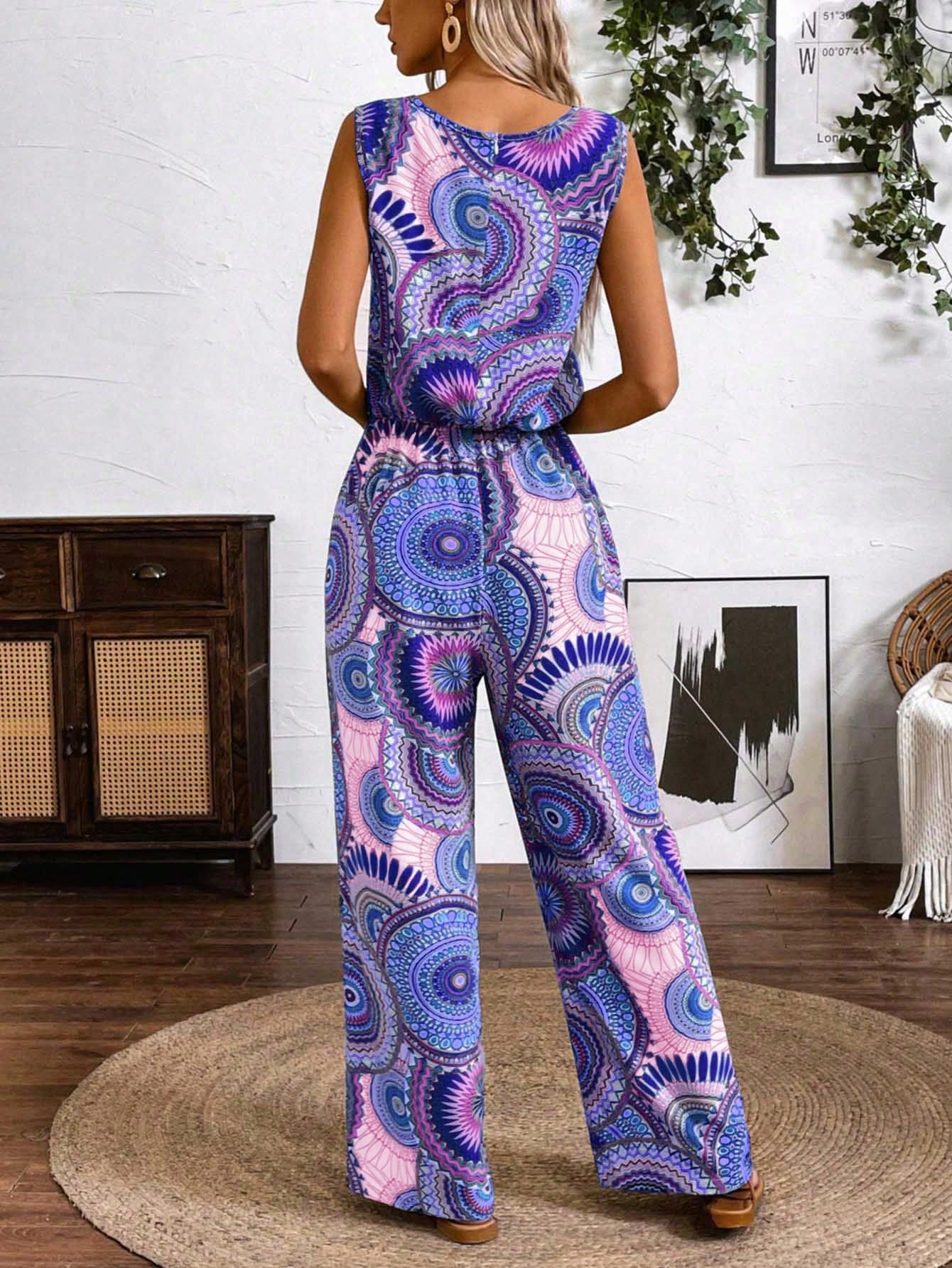 Macacão Estampado de Mandala