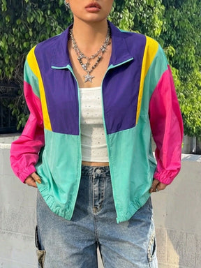 Corta-Vento Plus Size Zip Up