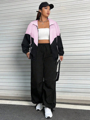 Corta-Vento Plus Size Com Capuz Sophia